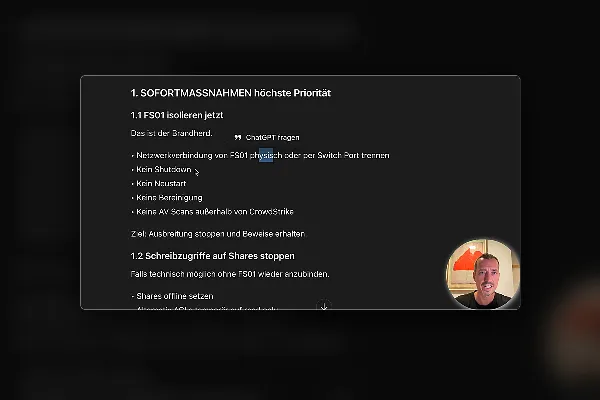 GenAI für Cybersecurity: 3.1. Real-Time Incident Triage Mit Ai