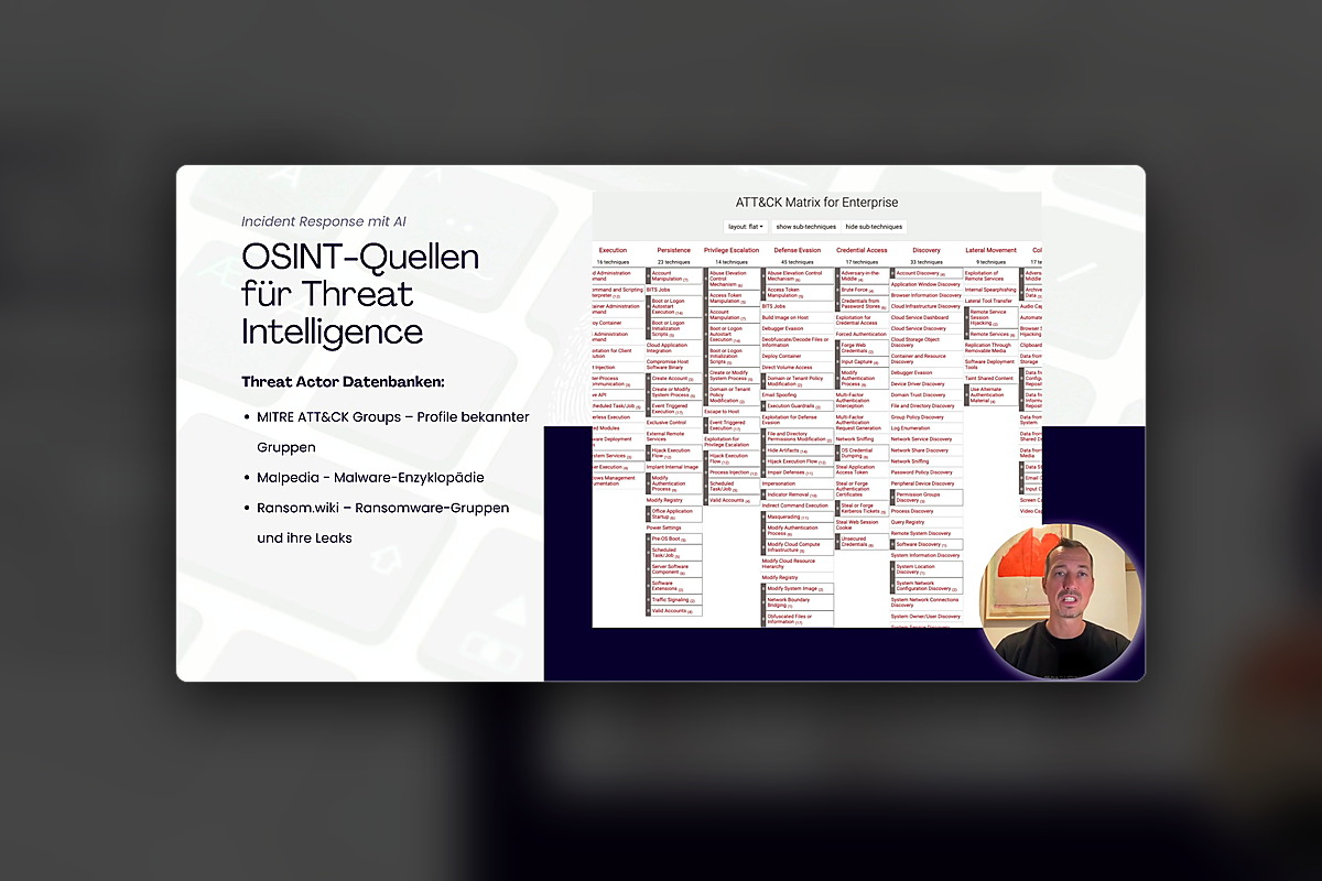 GenAI für Cybersecurity: 3.4. Threat Intelligence Reports Mit Ai