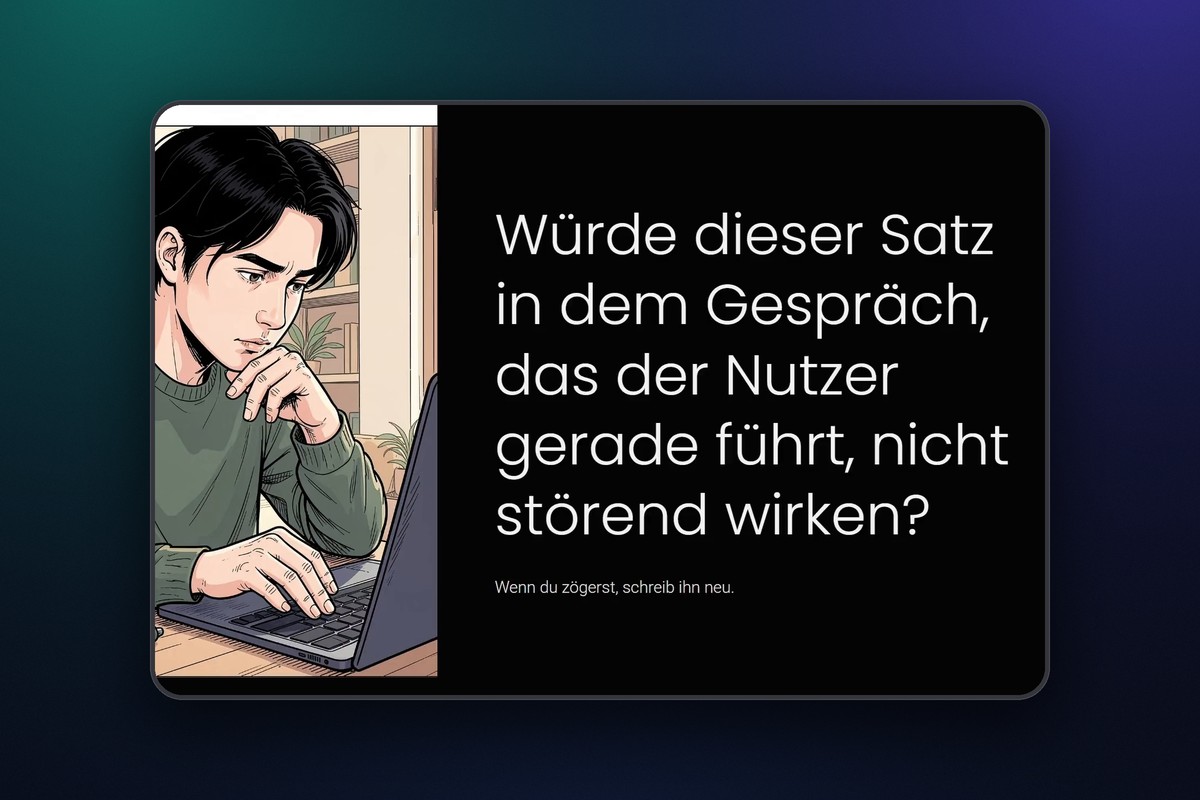 ChatGPT Ads: 3.2 Anzeigentexte schreiben, die in ein Gespräch passen