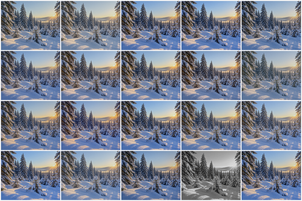Preset Set Seasons, Nature & Winter: 20 Looks for Lightroom and Capture One
