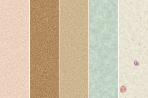 Papier-Texturen: Naturpapiere & Fasern
