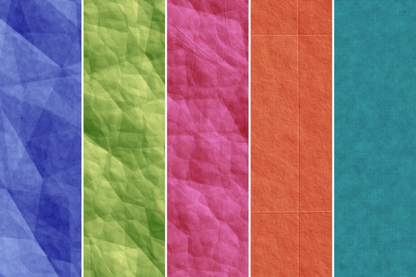 Papier-Texturen: Knitter, Falten & Prägung