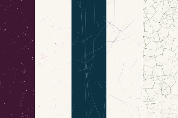 Grain-Texturen: Staub, Kratzer & Craquelé
