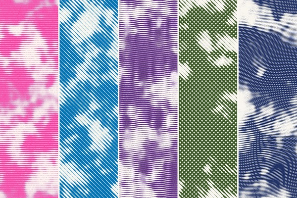 Halftone-Texturen: Linienraster & Kupferstich