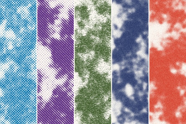 Halftone-Texturen: Zeitung, FM & Sonderraster
