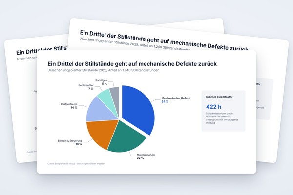 Infografik-Vorlage: Kreisdiagramm mit hervorgehobenem Segment