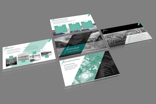 Presentation template for PowerPoint: Layouts for convincing slides - Version 3