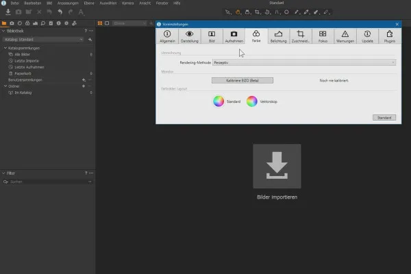 Tutorial su Capture One Pro: 1.3 | Impostazioni predefinite