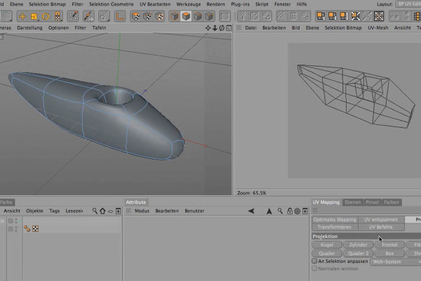Maxon BodyPaint - UVs relax