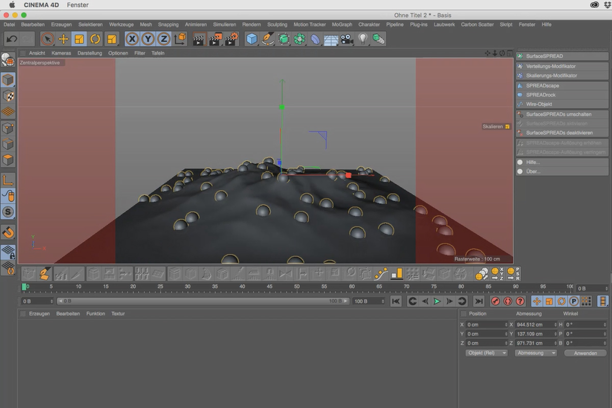 Løvværk til Cinema 4D: Introduktion til SurfaceSPREAD Del 1