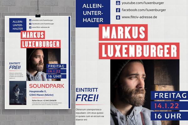 Designmaler for musikere og band - Vol. 4: Plakat/Poster.