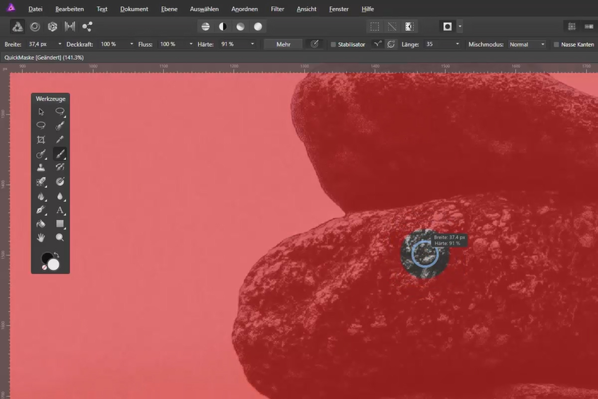Frilegging med Affinity Photo: 04 | Hurtigmaske