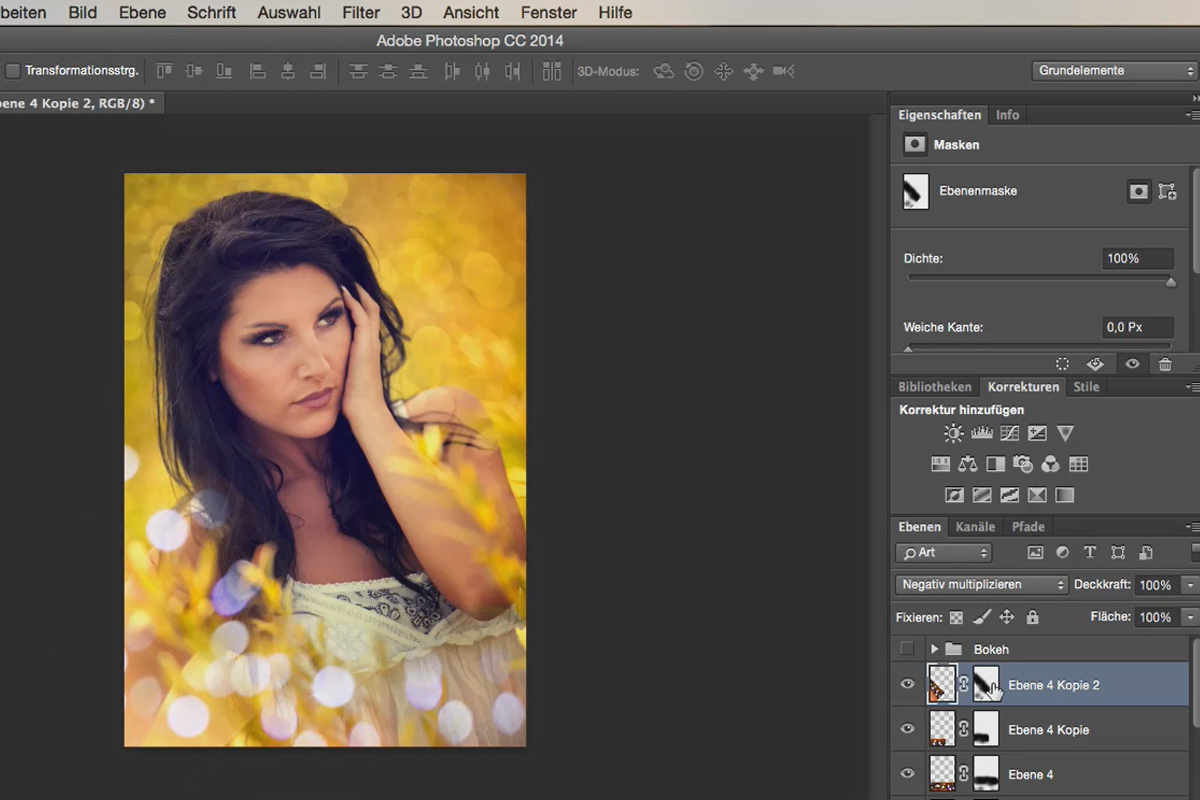 Utseende og stiler med Photoshop - Kunstig bokeh