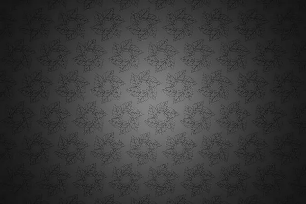 Black and white background: 10 elegant ornaments - 4
