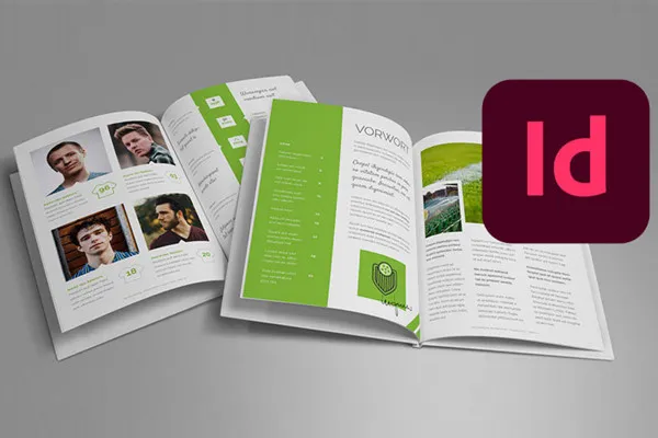 Šablono sporto klubams leidžiamas leidinys: InDesign versija