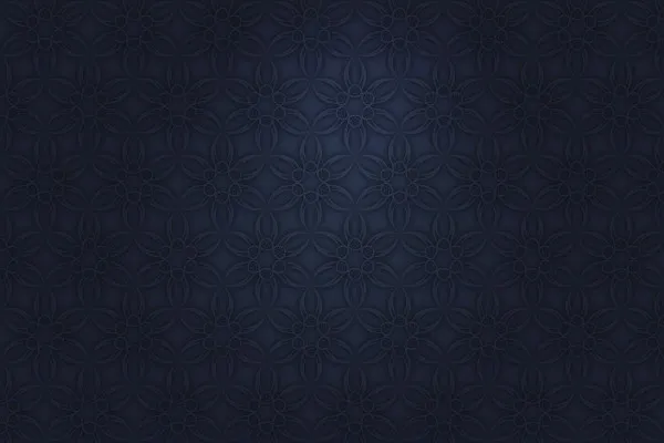Dark blue background: finest ornamentation for download - Version 4