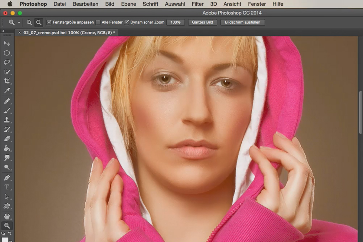 Utseende og stiler med Photoshop - kremet utseende