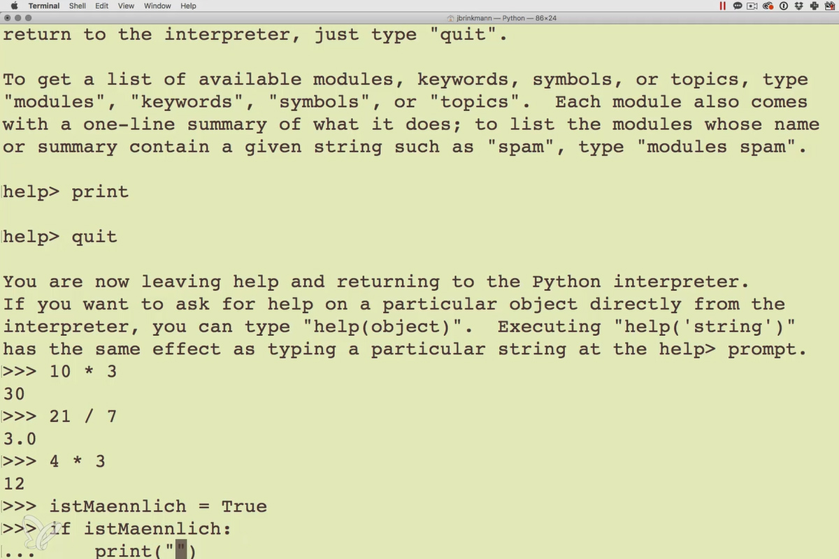 Programación con Python - 1.4 Python en la línea de comandos