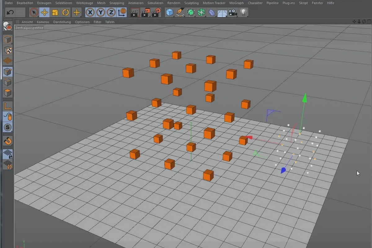 Cinema 4D MoGraph für Einsteiger – 1.3 Matrix