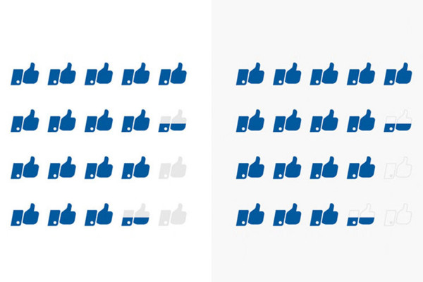 Graphic templates for rating systems of online stores - thumbs up