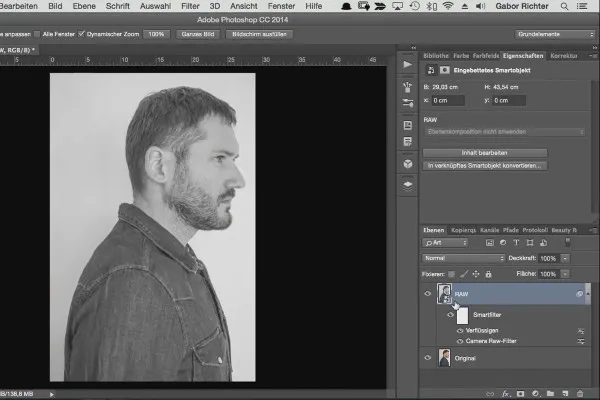 MIN PASSION - Kreativt karakterportræt i Photoshop - 04: Silhuetkontur udjævnes