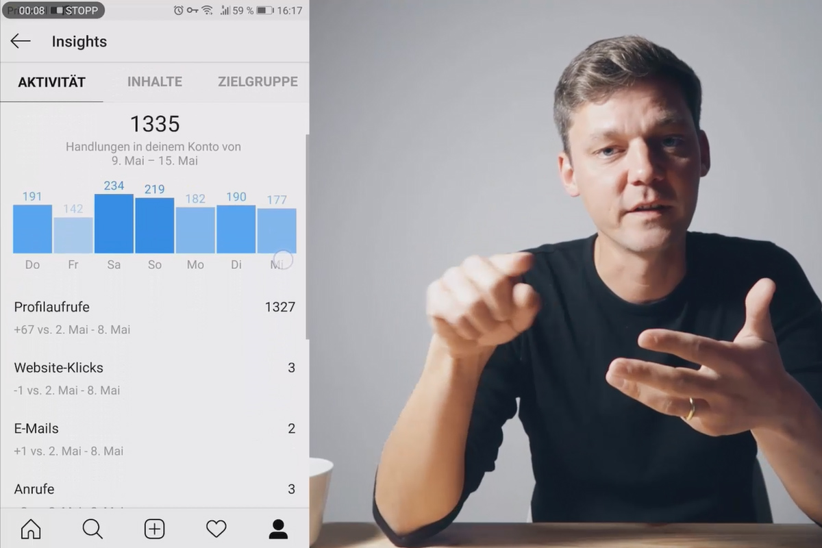 Vaikuttaja! Ansaitse rahaa Instagramissa | 2.1 Tärkeät luvut Instagramissa – Instagram Insights