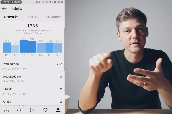 Pengaruh! Menghasilkan uang dengan Instagram | 2.1 Angka Penting di Instagram - Instagram Insights