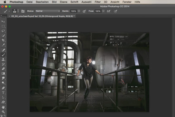 Looks & styles with Photoshop - blurring as a look