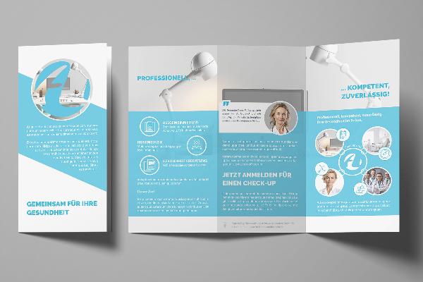 Designmaler for flyers og folders – Versjon 4