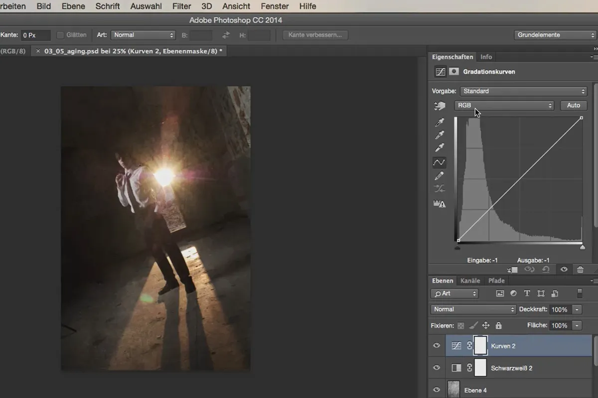 Atrodo ir stiliai su „Photoshop“ - senėjimas: nuotrauka sensta