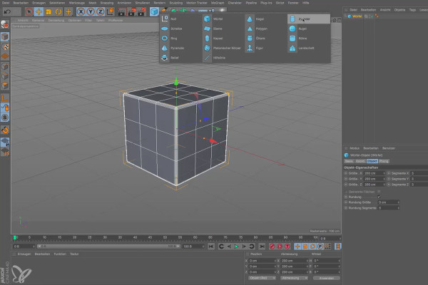 Cinema 4D pour débutants - Pratique 3D : 1.4 Objets de base