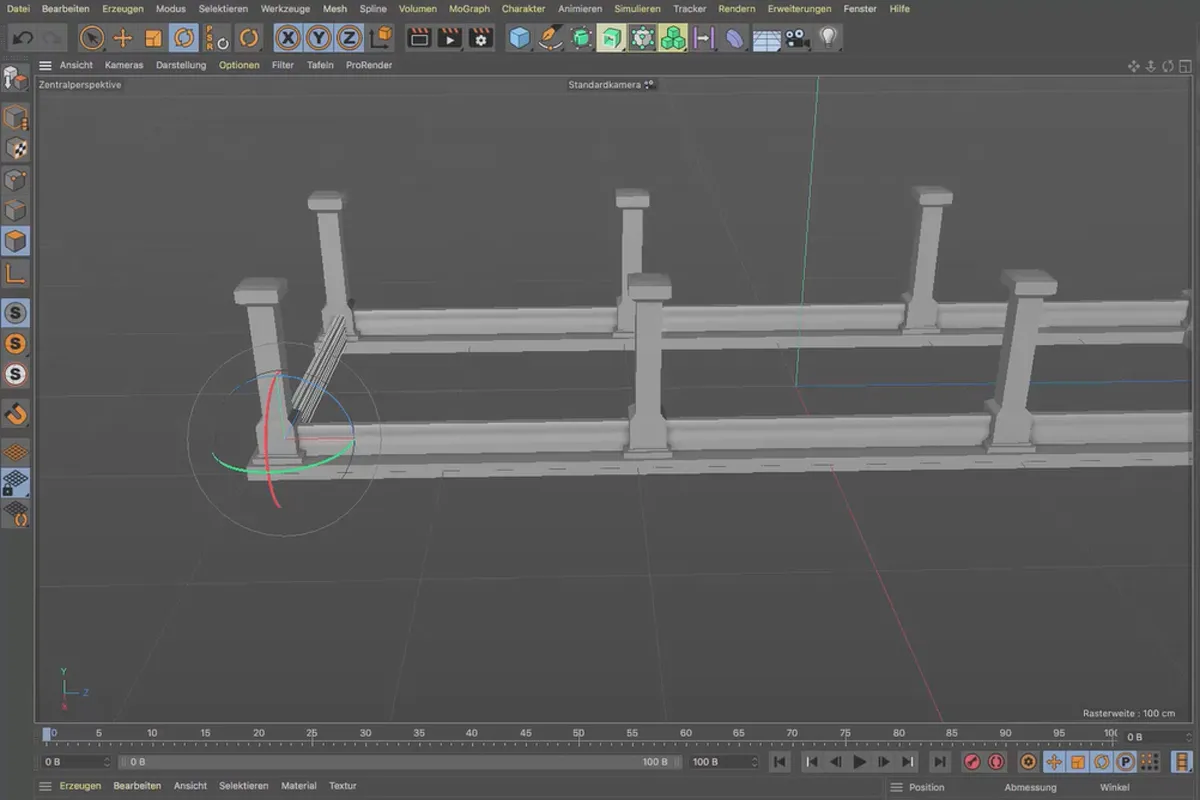 Cinema 4D-튜토리얼 "Underground": 1.7 메탈 베이스