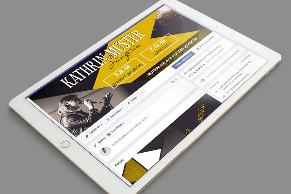 Designmaler for musikere og band – Vol. 2: Facebook-tittelinstrument