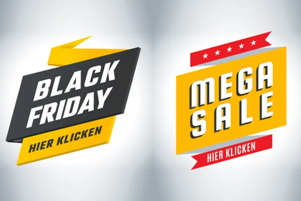 Vorlagen für Black Friday-Banner – Version 4