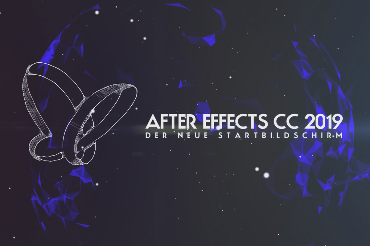 Nytt i Creative Cloud: After Effects CC 2019 (april 2019) - Den nya startskärmen