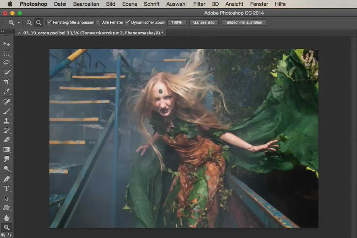 Paveikslėlių redagavimas su „Photoshop“ - orto efektas