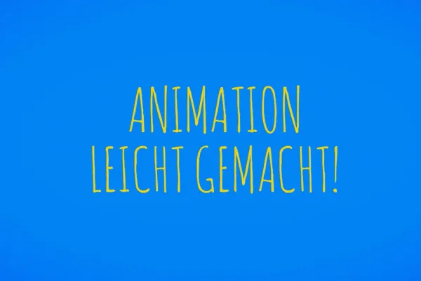 Animación fácil: concepto - fuente y sonido