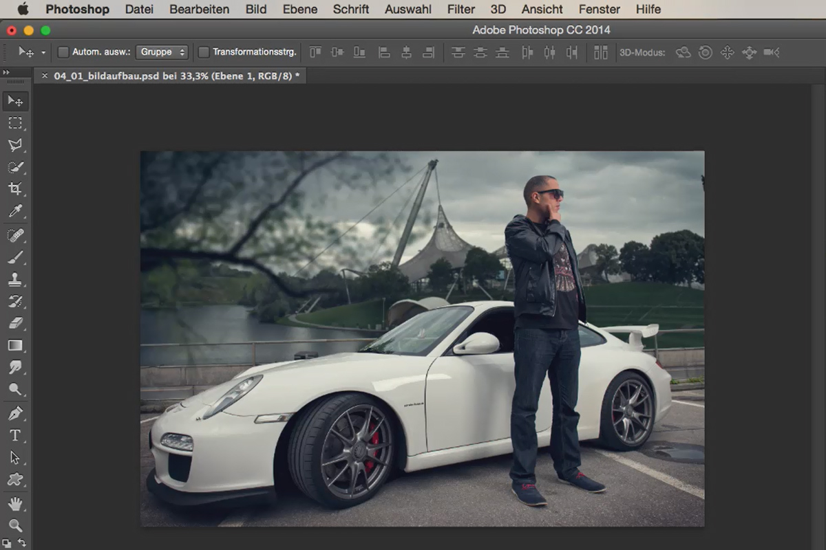 Utseende og stiler med Photoshop - Bildeoppbygging