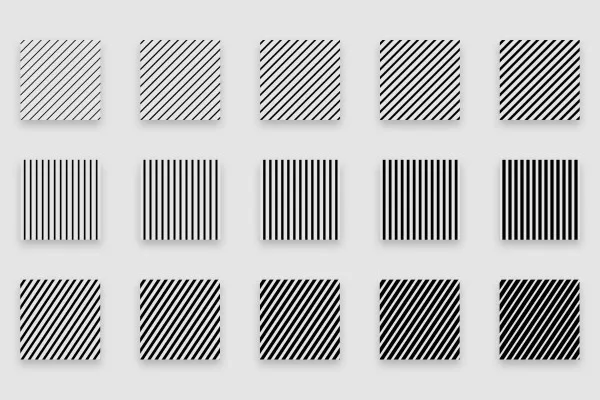 Halftone Patterns - Photoshop patterns for halftone grids: Lines 2
