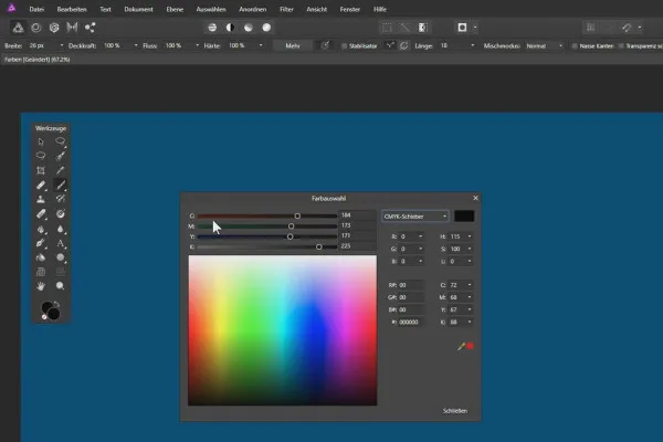 Affinity Photo-Tutorial – Grundlagen: 1.4 | Farben in Affinity Photo