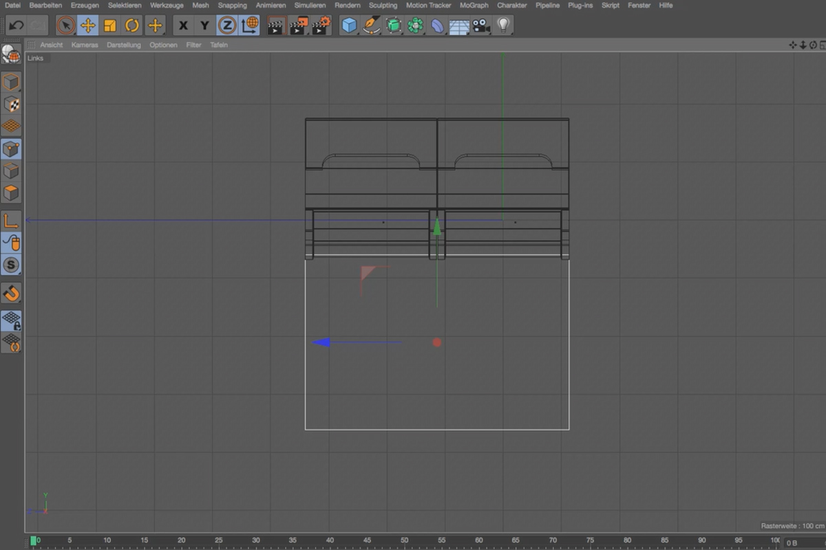Praktik i Cinema 4D - Modellering och belysning av en rymdstation: 04 Fönster