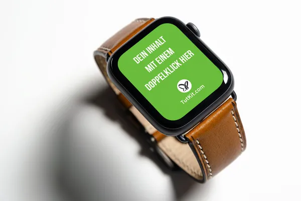 Photoshop-Mockup-Vorlage für eine Uhr, Apple Watch – Version 3