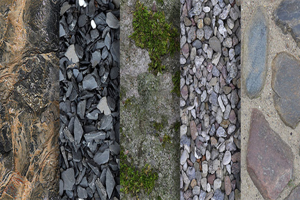 Texturas de piedra fotorrealistas de alta resolución basadas en imágenes reales