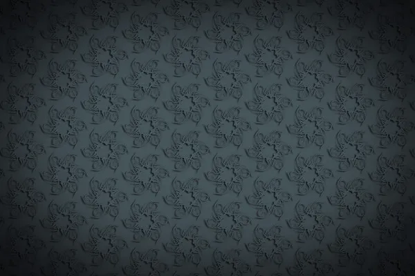 Steel gray background images with fine ornamentation - Version 4