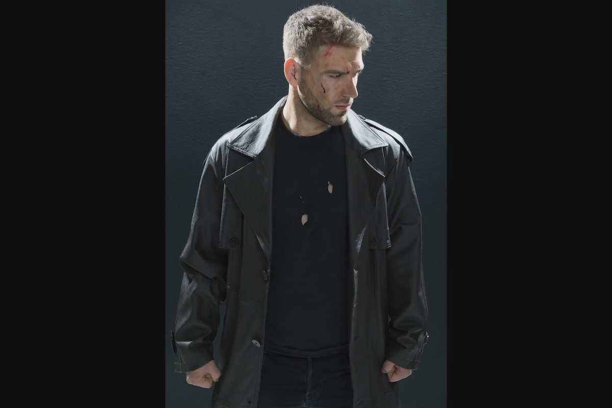 Populære filmpostere og kinoeffekter: Stilen til The Punisher - 4 fotoshoot.