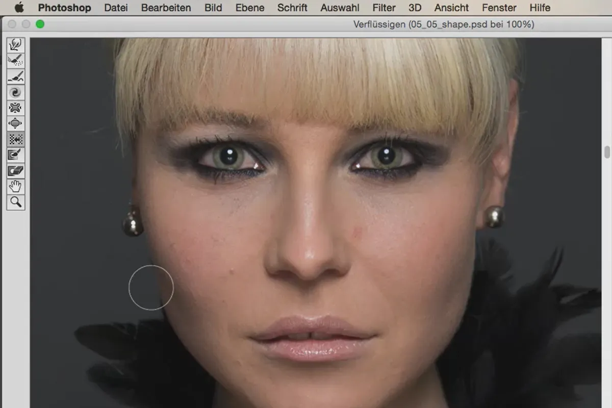 Looks & Styles mit Photoshop - Gesichtsform optimieren