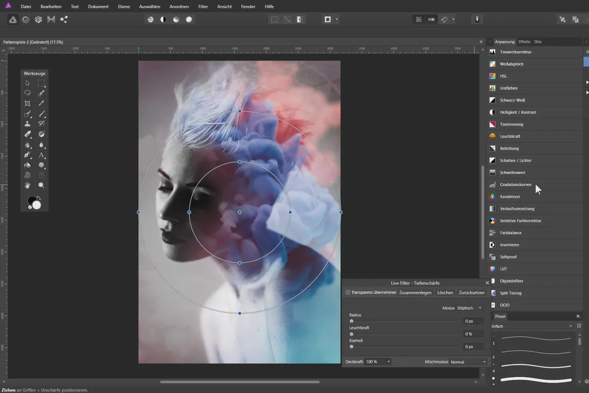 Affinity Photo – kreative Bildbearbeitung mit Overlays: 04 | Farbenspiele