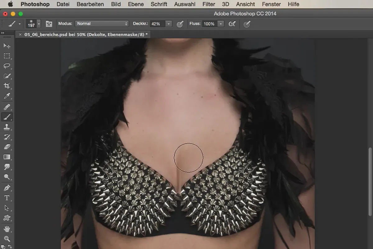 Pažiūrėkite ir stilius su „Photoshop“ - keiskite didelius plotus