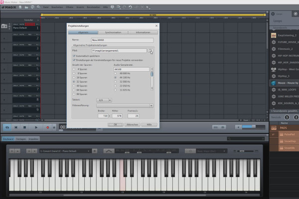 Kendi müziğinizi oluşturun Magix Music Maker ile: 04 | Programdaki seçenekler ve ayarlar (1/5)