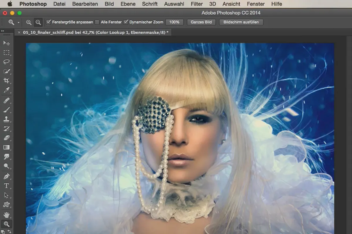 Panašios prasmės išsireiškimas su Photoshop - Galutinis dėmuo